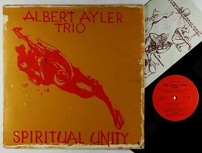 Albert Ayler   Spiritual Unity LP   ESP Disk Hand Painted Mono Ear VG  Autograph