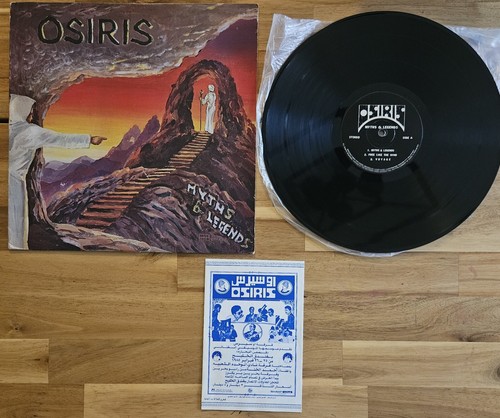 Osiris - Myths and Legends Vinyl LP 1984 Bahrain Press, prog OOP