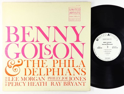 Benny Golson - Benny Golson   The Philadelphians LP - UA Mono DG VG  PROMO