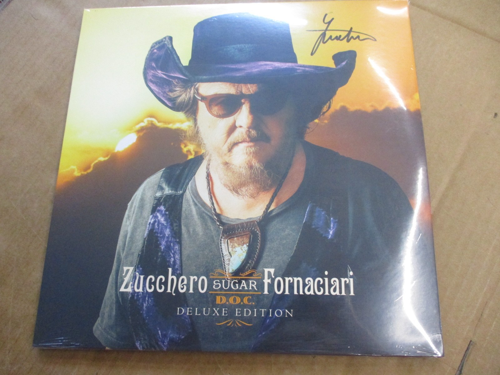 ZUCCHERO - D.O.C. DELUXE EDITION - 3LP BLACK VINYL NEW SEALED 2021 AUTOGRAFATO