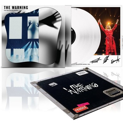 SIGNED IN HAND The Warning Live from Auditorio Nacional CDMX 2LP White SOLD OUT 