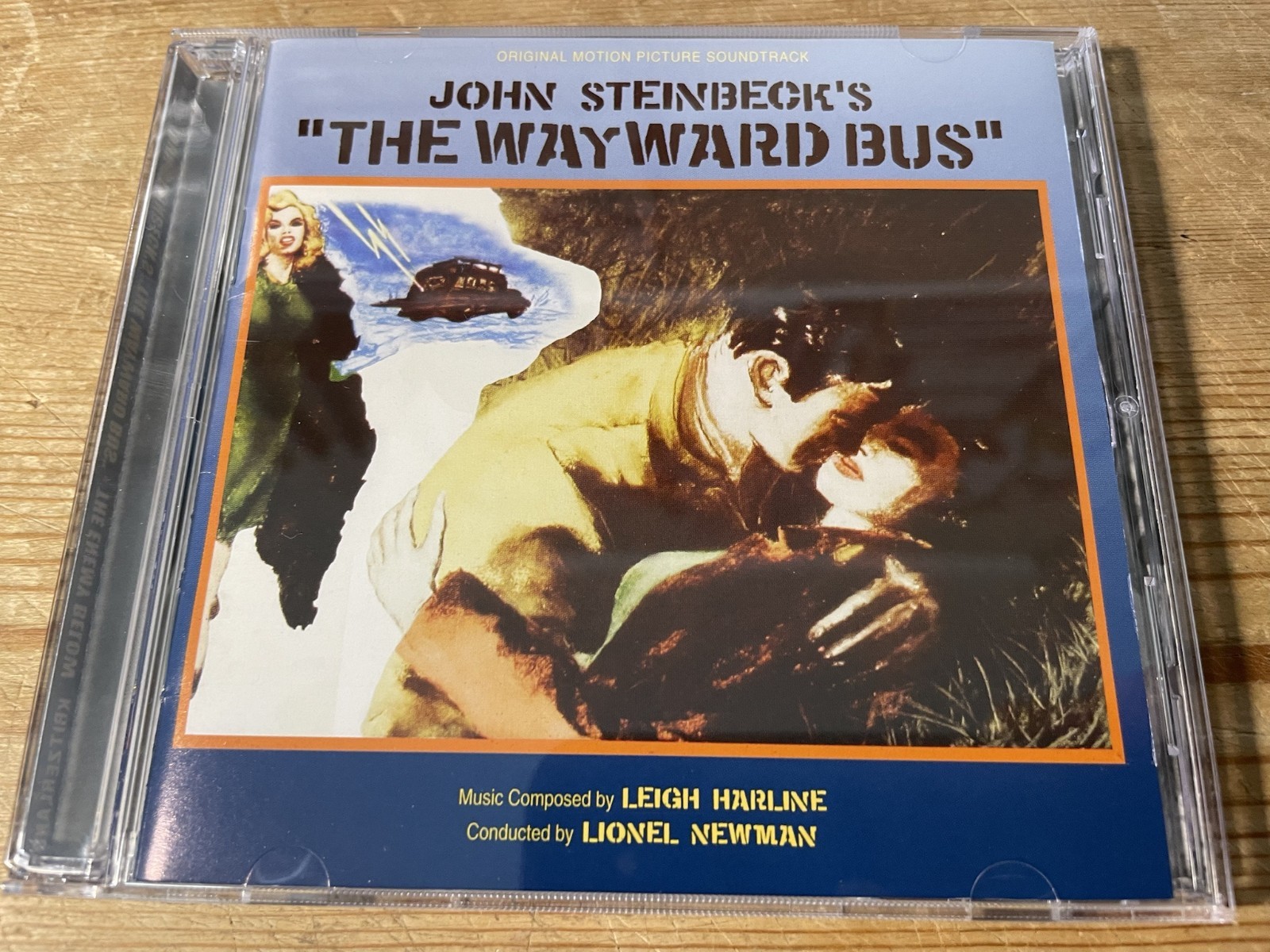 THE WAYWARD BUS / THE ENEMY BELOW  Leigh Harline  OOP 2012 Kritzerland Ltd CD EX