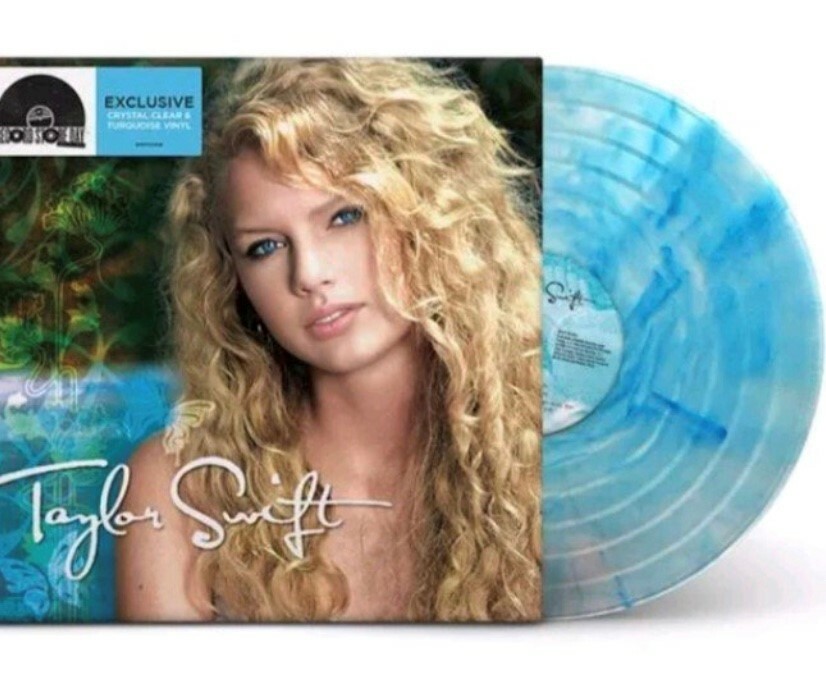 Taylor Swift Debut LOW   36 Crystal Clear Turquoise Vinyl 2LP Rare RSD/3750 NEW