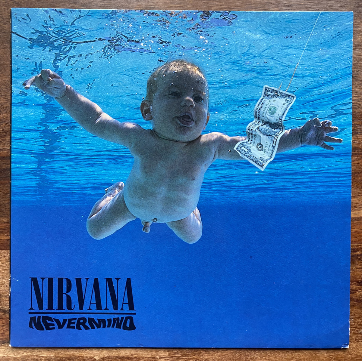 Rare Nirvana - Nevermind Original Vinyl LP Inverted Inlay Print 1991