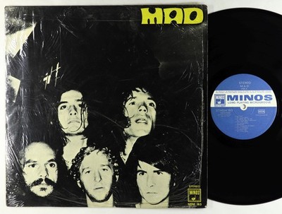 Mad - S/T LP - Minos Greece - Rare Prog Psych Shrink