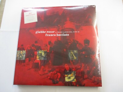 FRANCO BATTIATO - GIUBBE ROSSE - 2LP VINILE ROSSO-SIGILLATO 2020 - 30TH ANNIV.