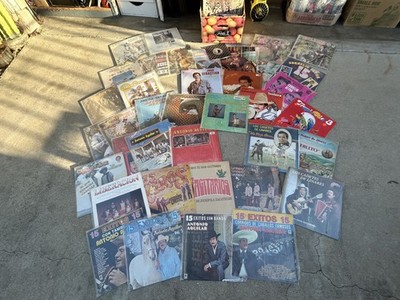 Latin Mexican Spanish Vinyl Record Bulk Lot Corridos Nortenas Rancheras Banda  