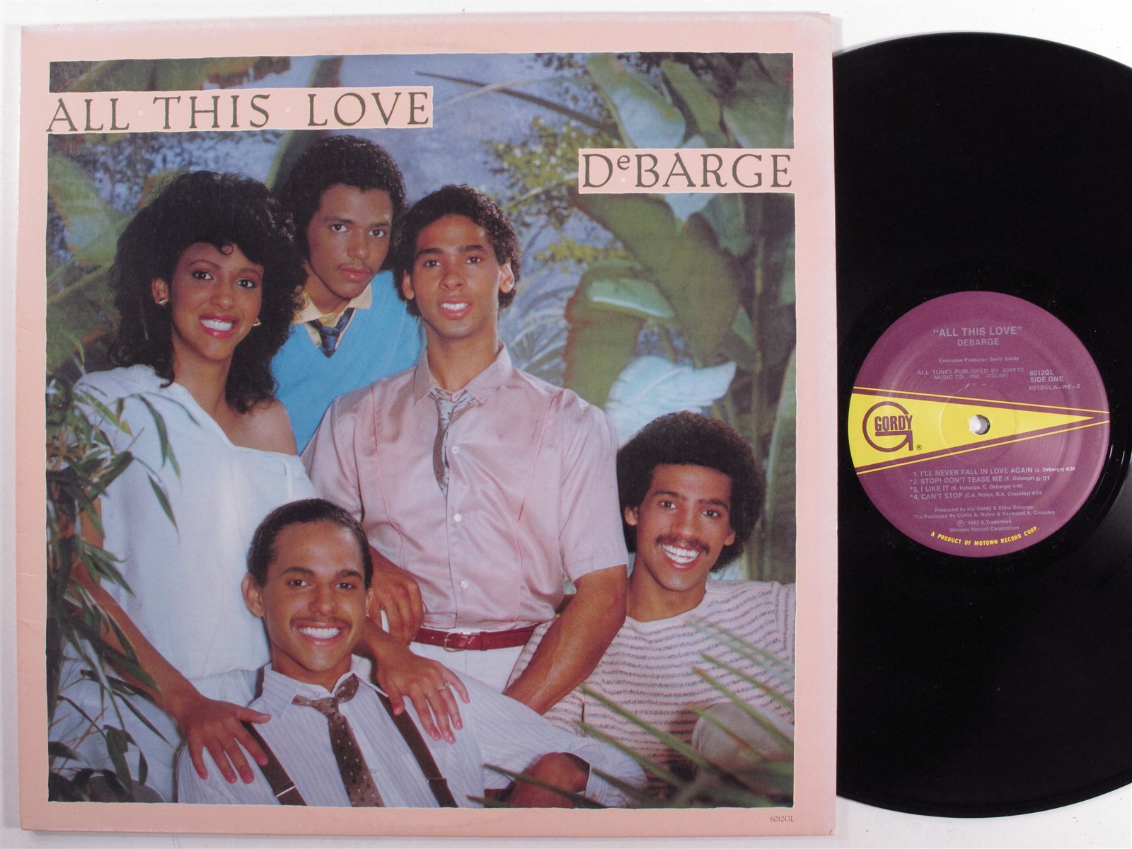 DEBARGE All This Love GORDY LP VG  t