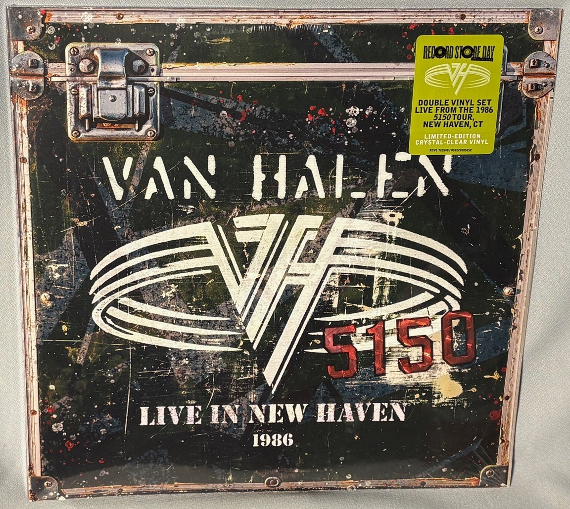 LP VAN HALEN Live in New Haven, CT 1986  2LP CLEAR VINYL RSD 2026  NEW MT SEALED