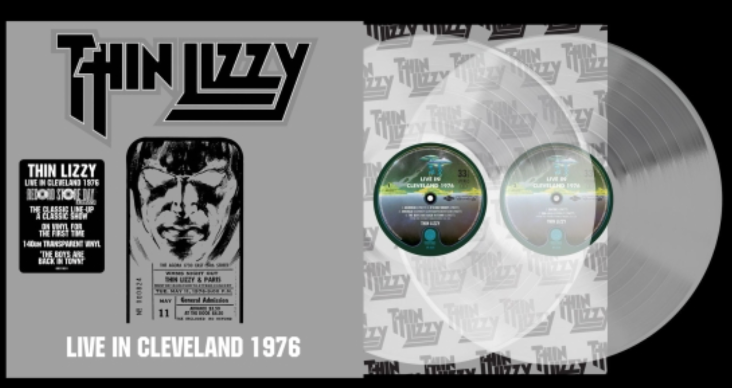 Thin Lizzy Live in Cleveland 1976 - 2 x Clear Vinyl lp RSD 2026 - NEW SEALED