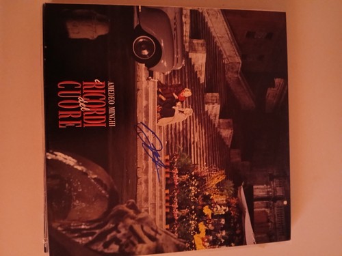 LP  I RICORDI DEL CUORE  di AMEDEO MINGHI, AUTOGRAFO ORIGINALE