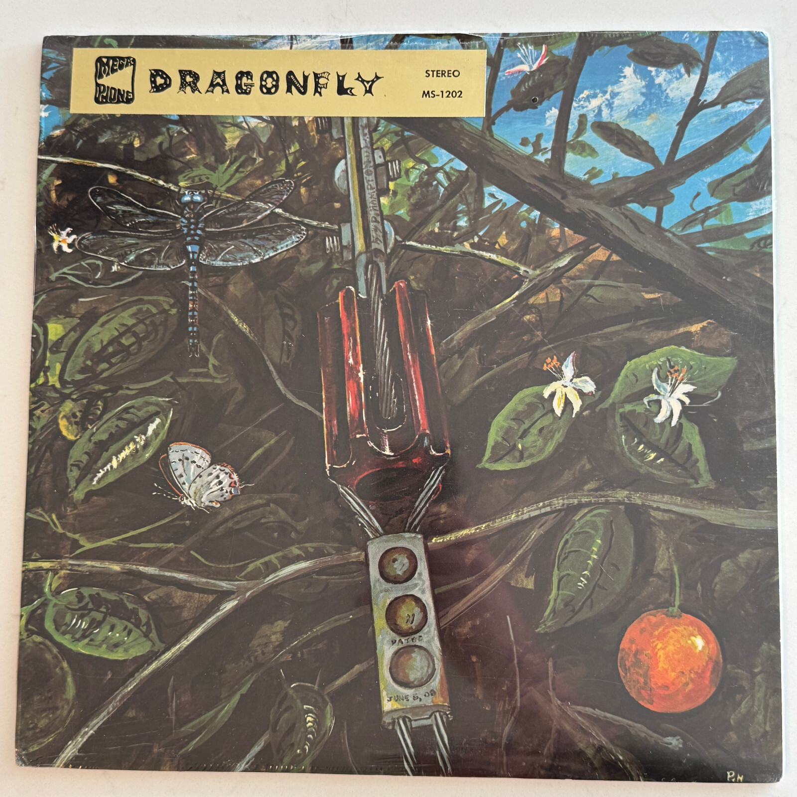 DRAGONFLY Dragonfly RARE FACTORY SEALED OG 1968 STEREO PSYCH LP Megaphone w/HYPE