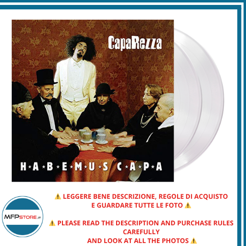 2 LP 33 giri Caparezza     Habemus Capa Vinile bianco 2018 - DIFETTO DI STAMPA