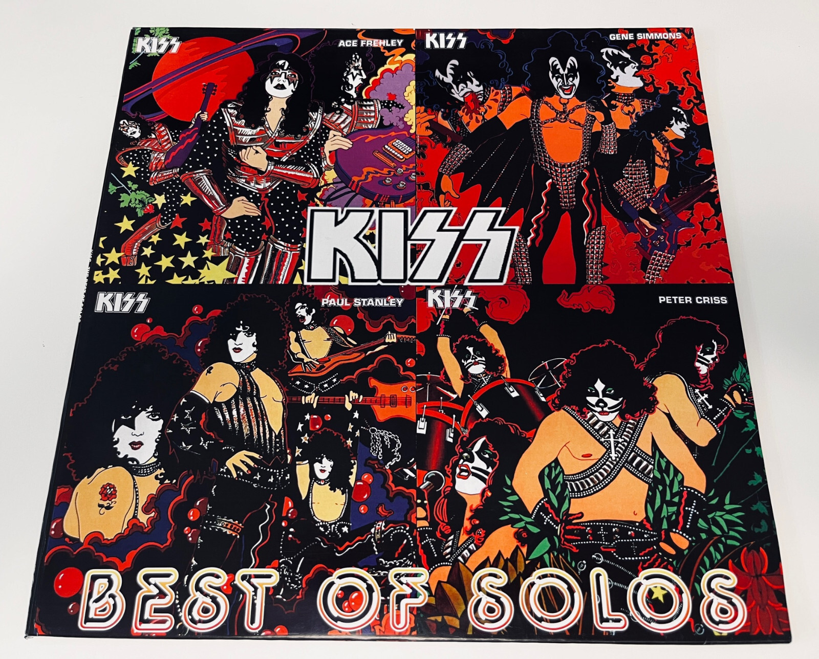 KISS - BEST OF SOLOS - BRAZIL - COVER   VINYL VG    / RARE
