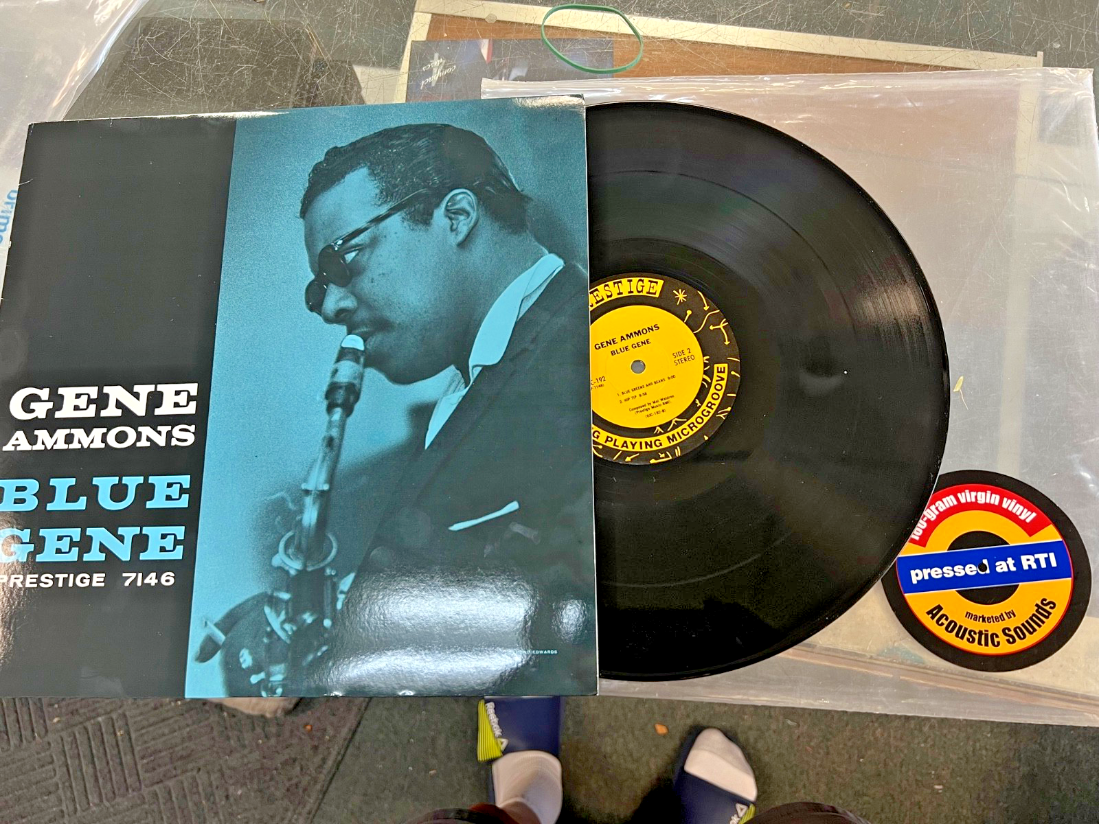 GENE AMMONS BLUE GENE ACOUSTIC SOUNDS 180 GRAM VIRGIN VINYL NEAR MINT