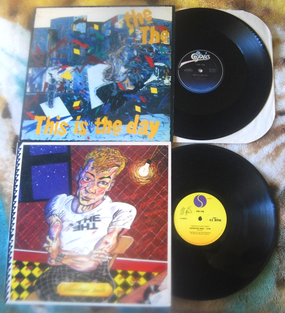 THE THE  MATT JOHNSON   UNCERTAIN SMILE/THIS IS THE DAY  USA 2x12  SINGLES L  K