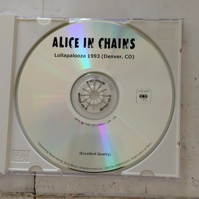 Alice in Chains Lollapalooza 1993  Denver, CO  Unreleased CD Rock Jewel Case 