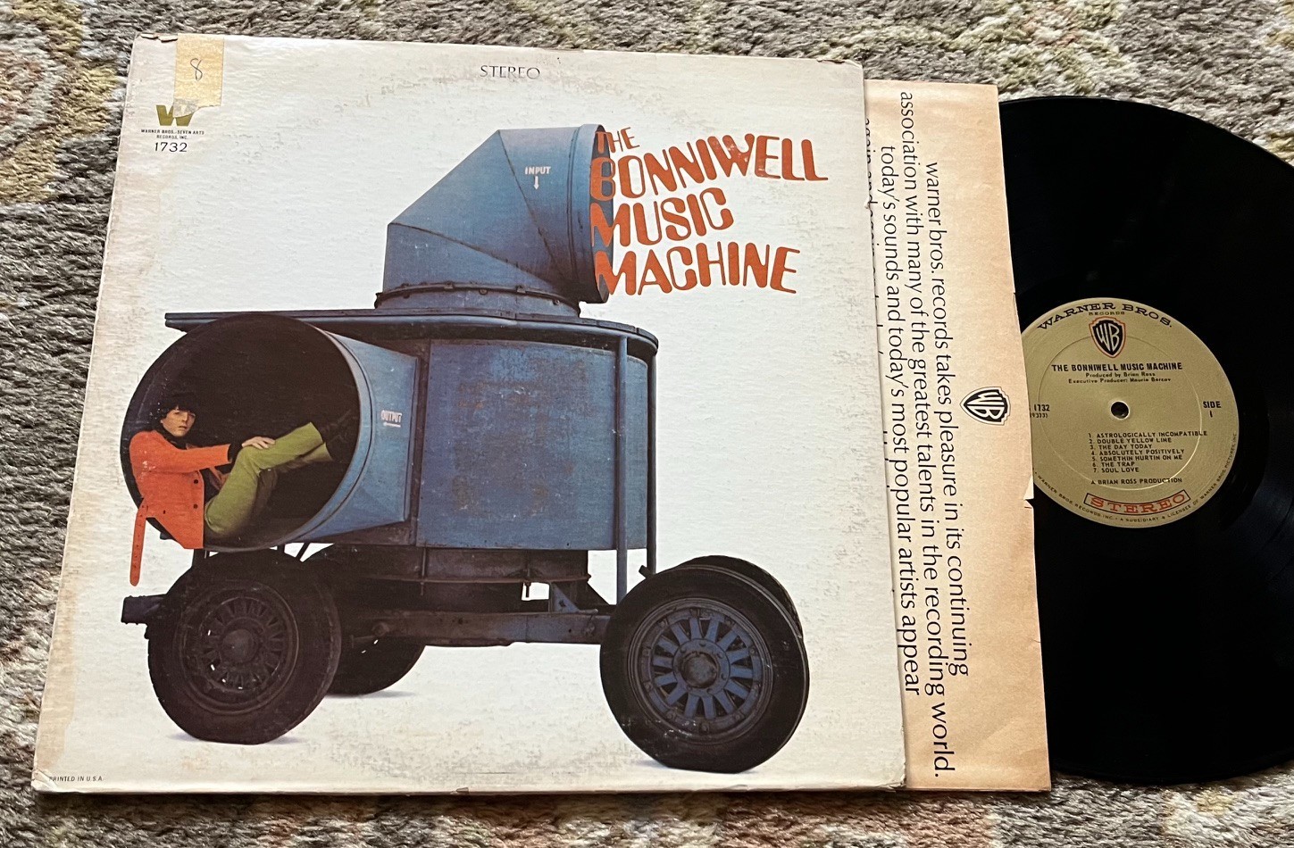 1968 Garage Psych Rock LP - The Bonniwell Music Machine - Warner Brothers  1732