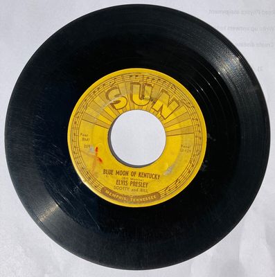 ELVIS Presley SUN 209  That   s All Right 1954 Original 45 Push Marks HEAR