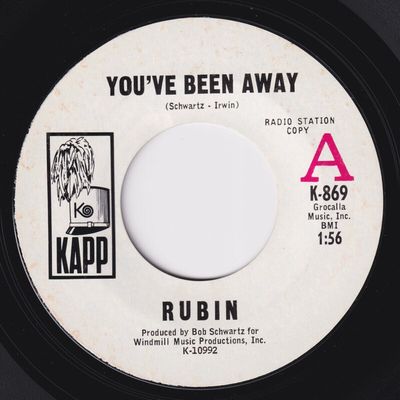 rubin-you-ve-been-away-mega-rare-orig-us-promo-45-northern-soul-stomper-hear