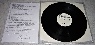 Gary Numan The Fall Remixes Limited Edition Test Pressing with Lyric Sheet 2011