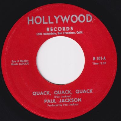 PAUL JACKSON Quack Quack Quack RARE funk 45 sweet soul You re My First Love HEAR