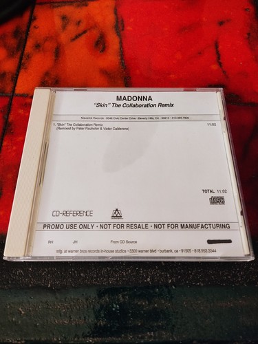 Madonna -  Skin  The Collaboration Remix - Promo Reference CD