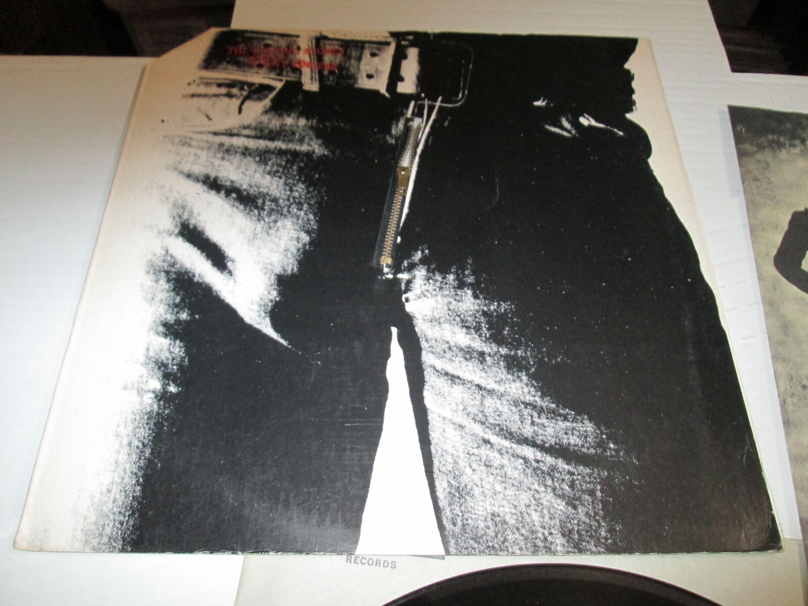 The Rolling Stones STICKY FINGERS LP 1st 1971 USA Pressing  zipper  NICE SHAPE  