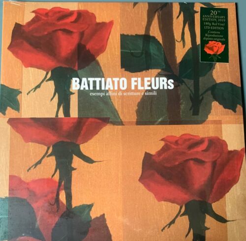 Franco Battiato - Fleurs 20th Anniversary Sigillato Red Vinyl   Ripr. Dipinto