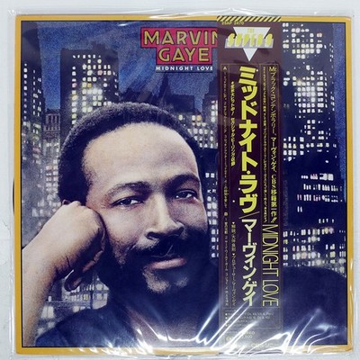 MARVIN GAYE MIDNIGHT LOVE CBS/SONY 25AP2470 Japan OBI VINYL LP