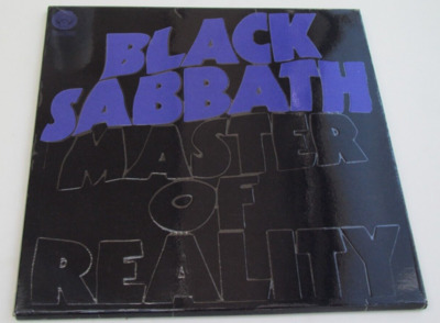 Black Sabbath MASTER OF REALITY 1971 UK LP 1st With Poster  MINT AUDIO   LISTEN
