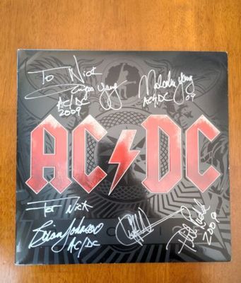 Black Ice   AC DC  Record  2009  Autographed Vinyl LP