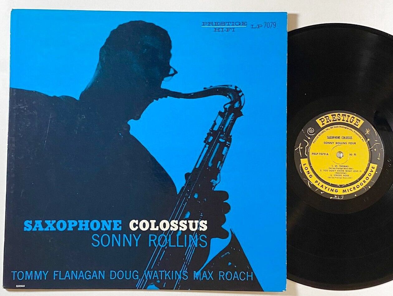 Sonny Rollins  Saxophone Colossus  Jazz LP Prestige PRLP 7079 New Jersey Mono DG