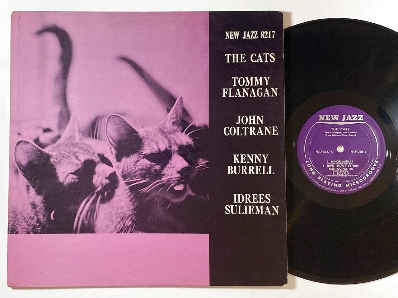 Tommy Flanagan Ft  John Coltrane  The Cats  Jazz LP New Jazz NJLP 8217 Mono DG