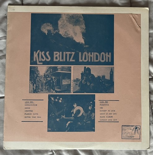 Kiss Blitz London lp Rare