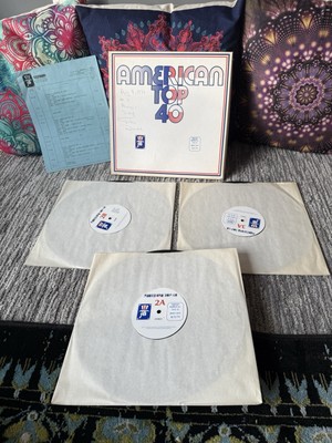 1974 American Top 40 Casey Kasem Program 743-5 Vinyl Record 8/3/74