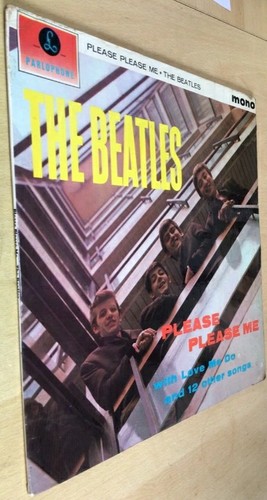 The Beatles  Please Please Me  B G Label PC1202 Parlophone 1963 Mono LP 1st