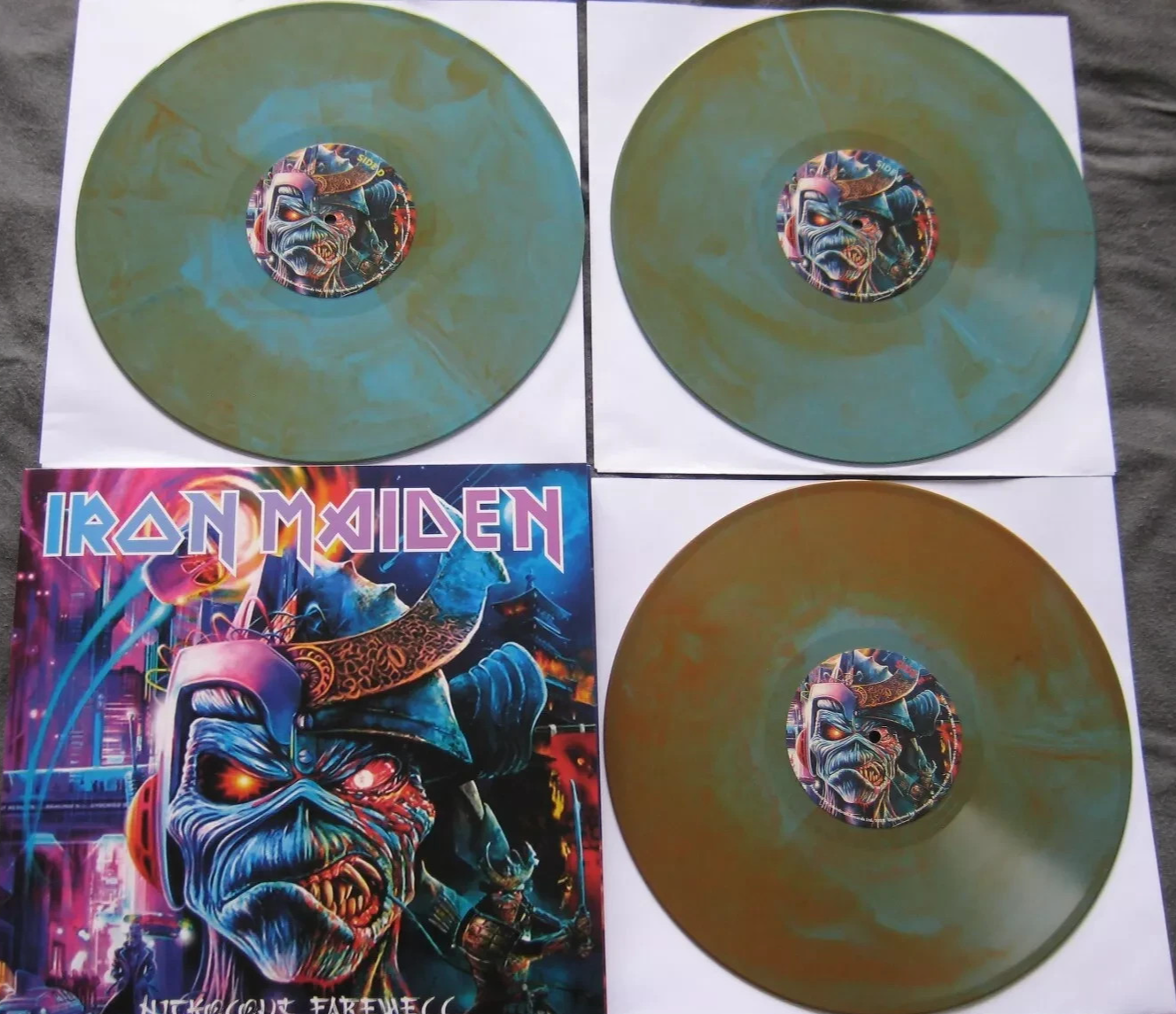 IRON MAIDEN   3  LP  vinyl VERY RARE OOP MINT MINT GREAT  EDDIE 
