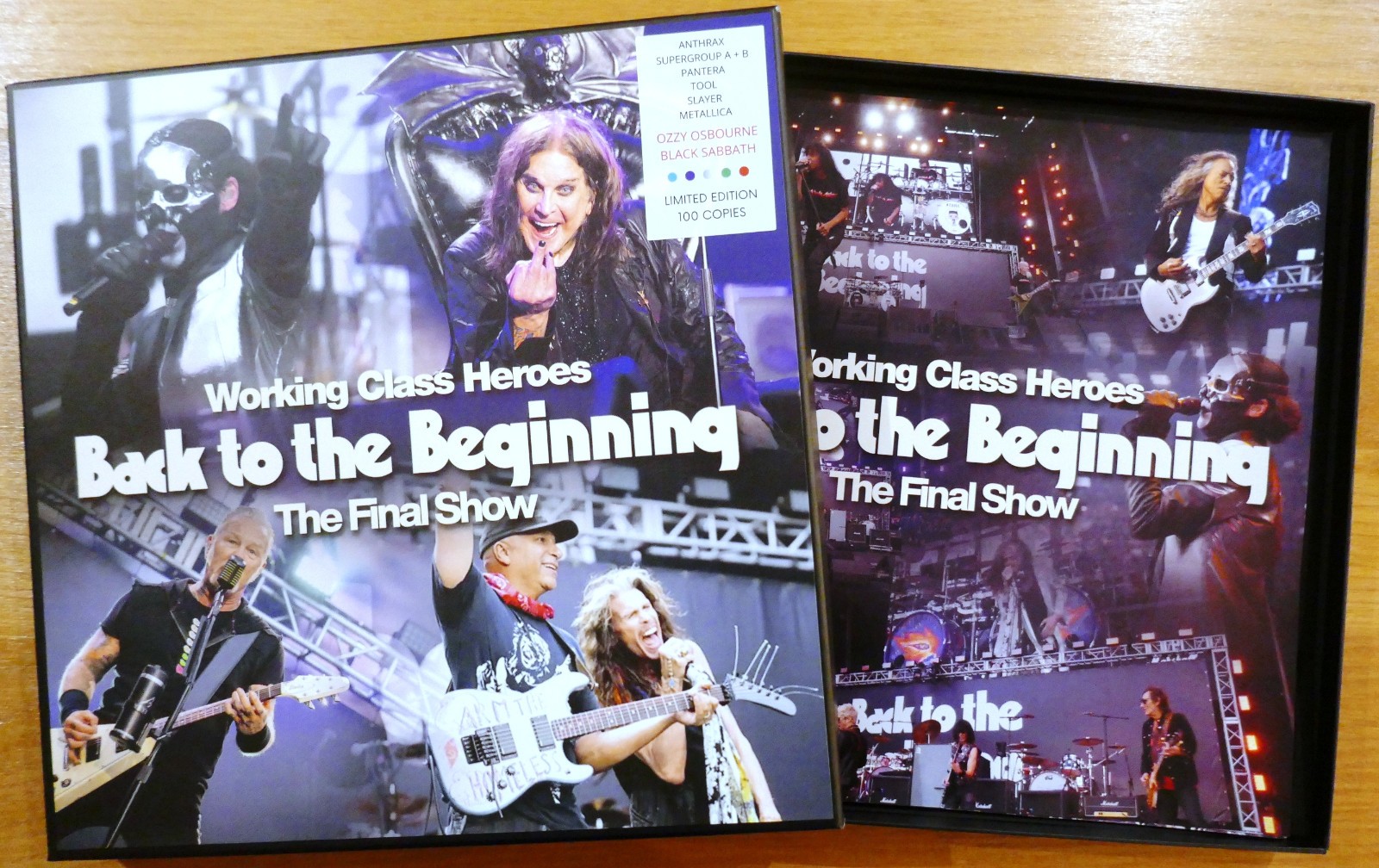 BLACK SABBATH OZZY OSBOURNE METALLICA rare 5 LP LIVE METAL Back To The Beginning