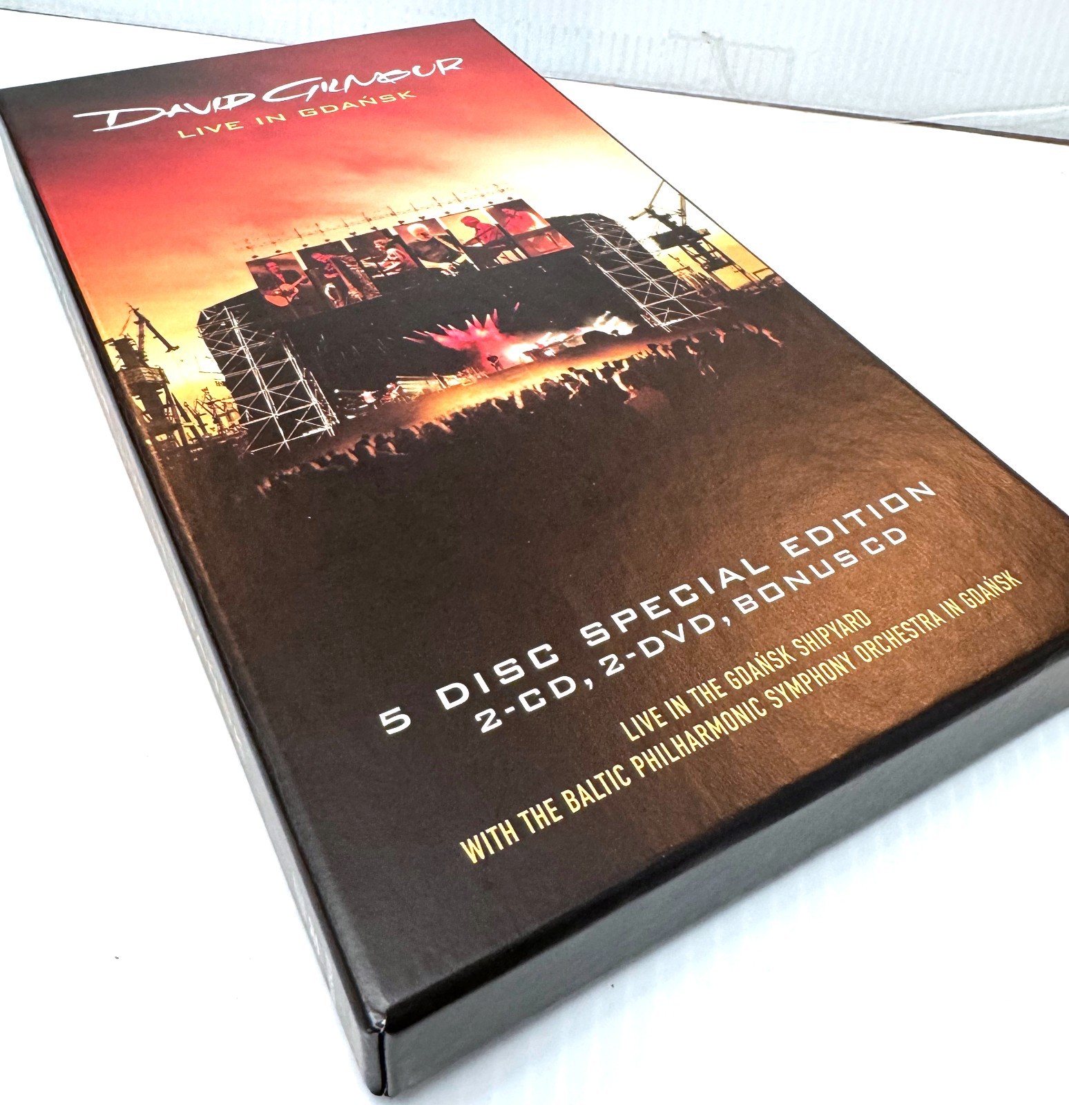 David Gilmour  Live In Gdansk  Exclusive   Rare 5-Disc 3 CDs, 2 DVDs Pink Floyd
