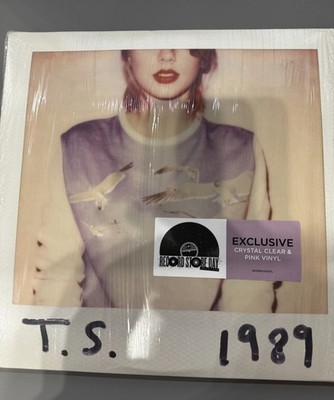 Taylor Swift 1989 RSD Vinyl Exclusive Limited Numbered Pink Clear  Opened