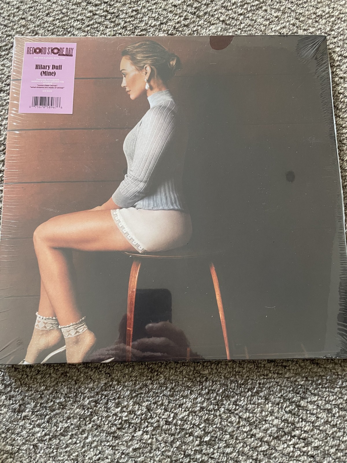 HILARY DUFF - MINE -  SILVER  VINYL LP RSD 2026 -  NEW / SEALED