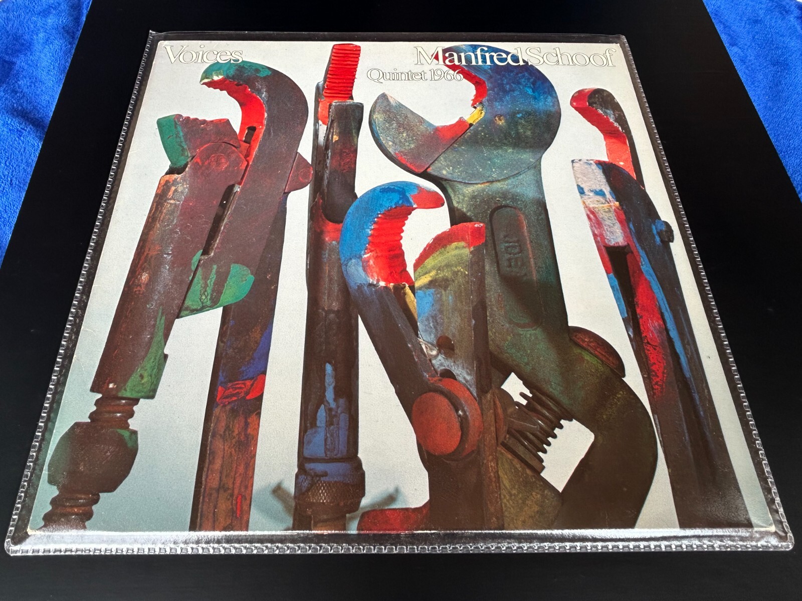 MANFRED SCHOOF QUINTET 1966 - Voices LP 1980 - GERMANY Free Jazz VERY RARE   