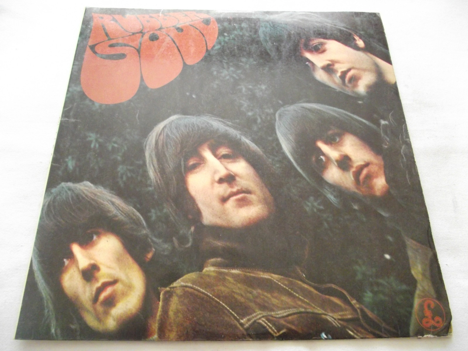 THE BEATLES   RUBBER SOUL    1965 UK Black/Yellow PARLOPHONE LP -1,-1. LOUD CUT.