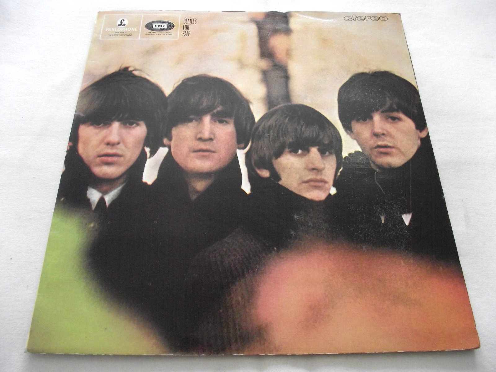 THE BEATLES   BEATLES FOR SALE    1964 UK Black/Yellow PARLOPHONE LP STEREO. EX 