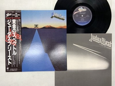 Judas Priest Point Of Entry Japan LP OBI  34604ER 