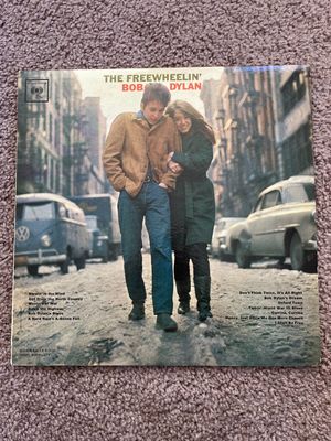 The Freewheelin  Bob Dylan   Rare Original 1963 WLP Mono Promo   white label LP