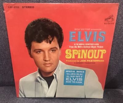1966 FACTORY SEALED Elvis Presley     Spinout PROMO LP  HYPE STICKER BONUS PHOTO 