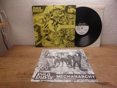 wild-pussy-mechanarchy-signed-1988-thrash-metal-vinyl-heavy-metal-nwobhm-rare