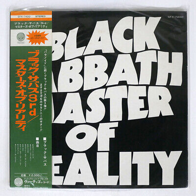 BLACK SABBATH MASTER OF REALITY VERTIGO SFX7400 JAPAN OBI VINYL LP
